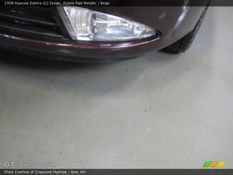 Purple Rain Metallic / Beige 2008 Hyundai Elantra GLS Sedan