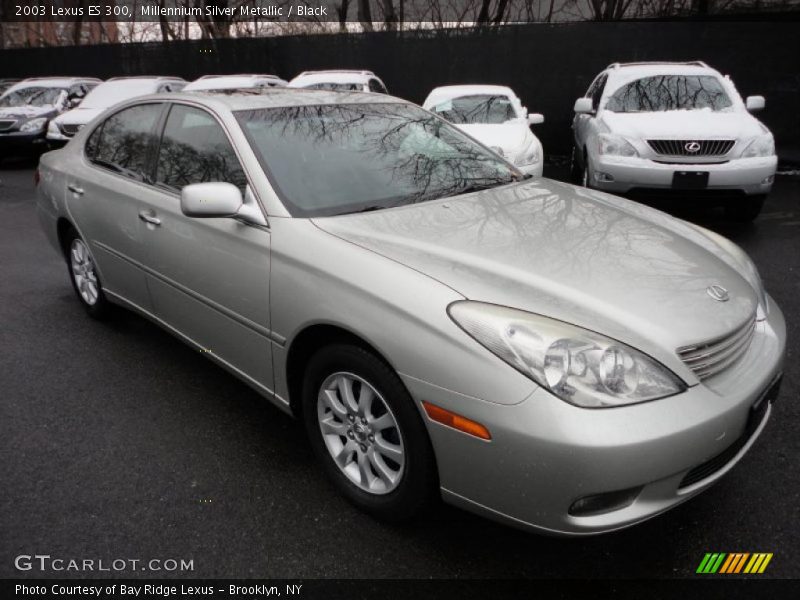 Millennium Silver Metallic / Black 2003 Lexus ES 300