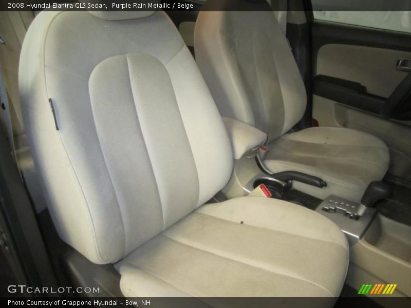 Purple Rain Metallic / Beige 2008 Hyundai Elantra GLS Sedan