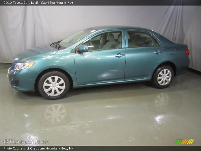 Capri Sea Metallic / Ash 2010 Toyota Corolla LE