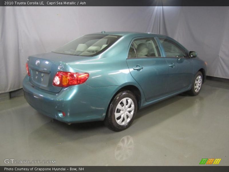 Capri Sea Metallic / Ash 2010 Toyota Corolla LE