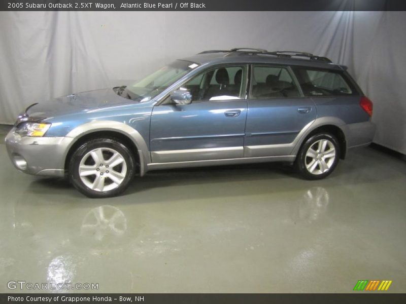 Atlantic Blue Pearl / Off Black 2005 Subaru Outback 2.5XT Wagon
