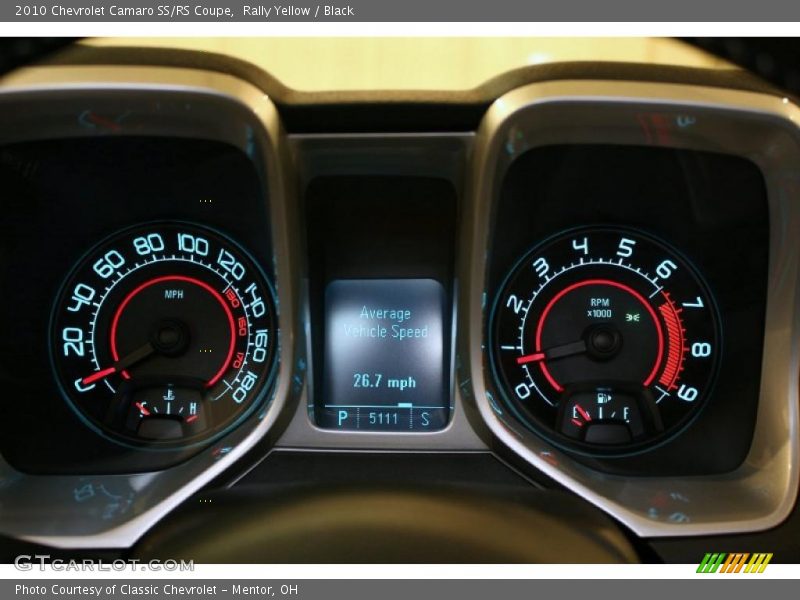 Rally Yellow / Black 2010 Chevrolet Camaro SS/RS Coupe