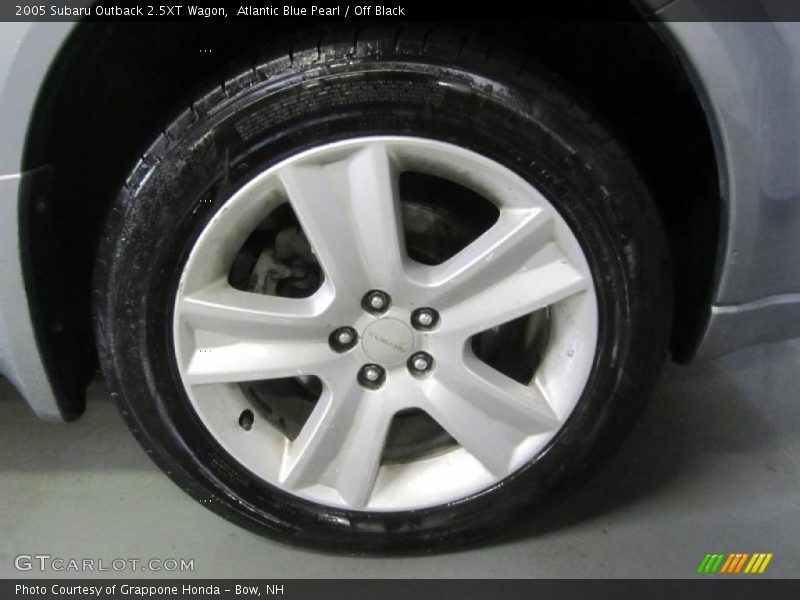 Atlantic Blue Pearl / Off Black 2005 Subaru Outback 2.5XT Wagon