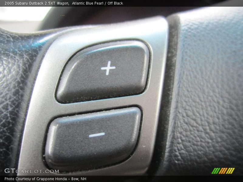 Atlantic Blue Pearl / Off Black 2005 Subaru Outback 2.5XT Wagon