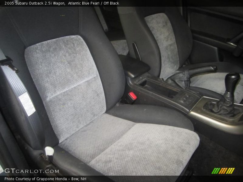 Atlantic Blue Pearl / Off Black 2005 Subaru Outback 2.5i Wagon