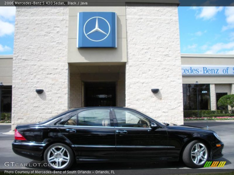Black / Java 2006 Mercedes-Benz S 430 Sedan