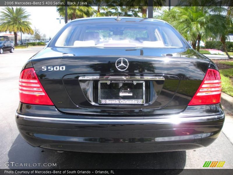 Black / Java 2006 Mercedes-Benz S 430 Sedan