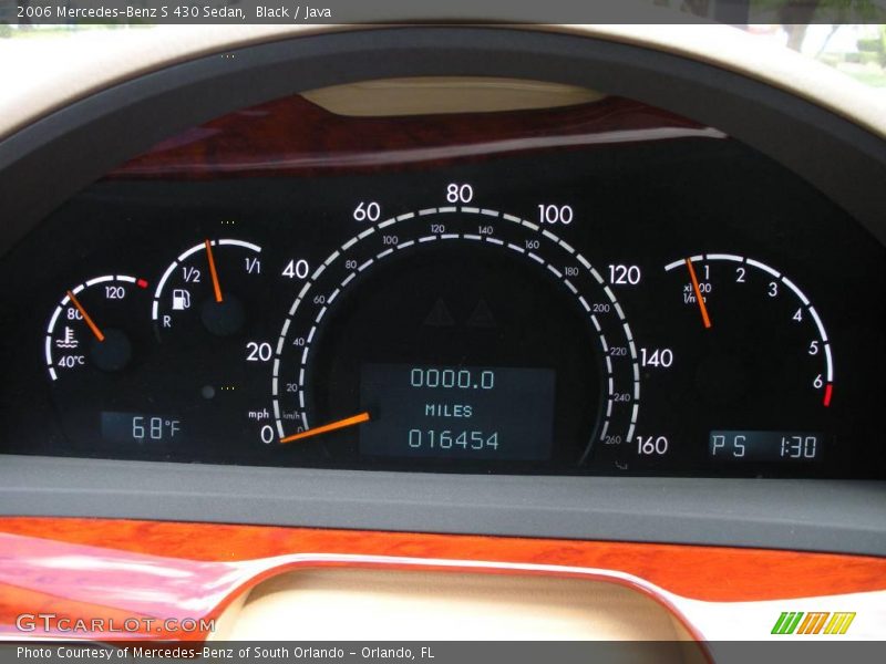 Black / Java 2006 Mercedes-Benz S 430 Sedan