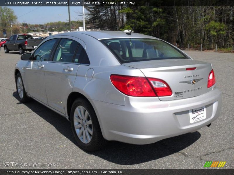 Bright Silver Metallic / Dark Slate Gray 2010 Chrysler Sebring Limited Sedan