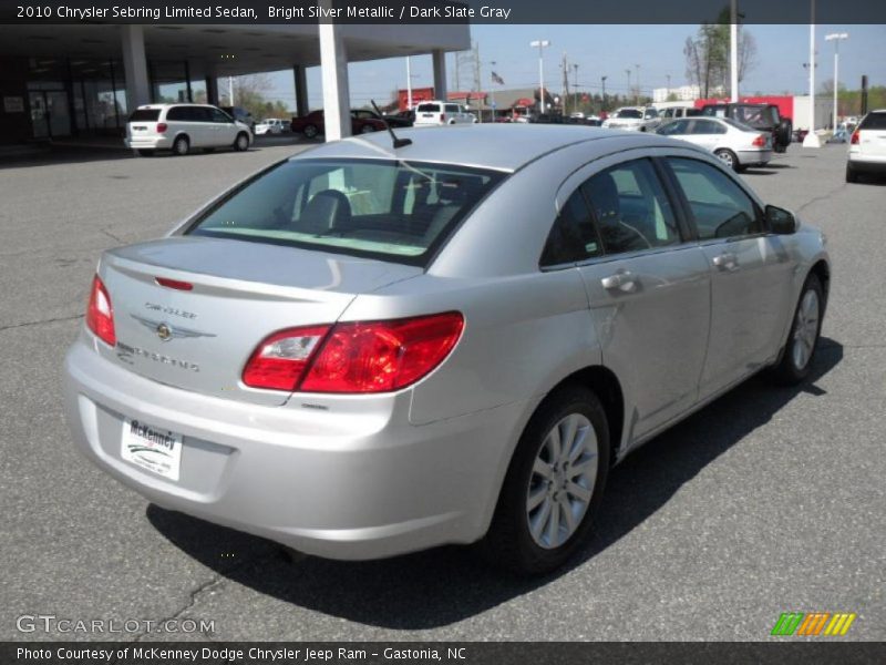 Bright Silver Metallic / Dark Slate Gray 2010 Chrysler Sebring Limited Sedan
