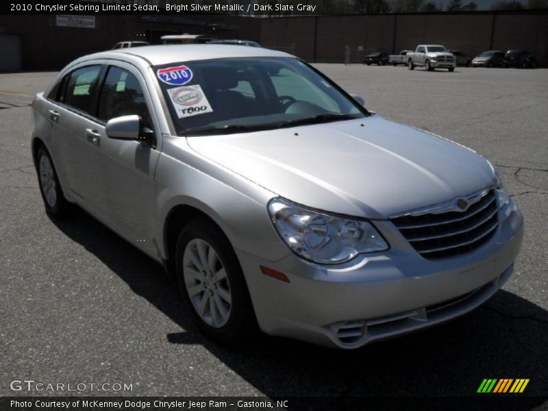 Bright Silver Metallic / Dark Slate Gray 2010 Chrysler Sebring Limited Sedan