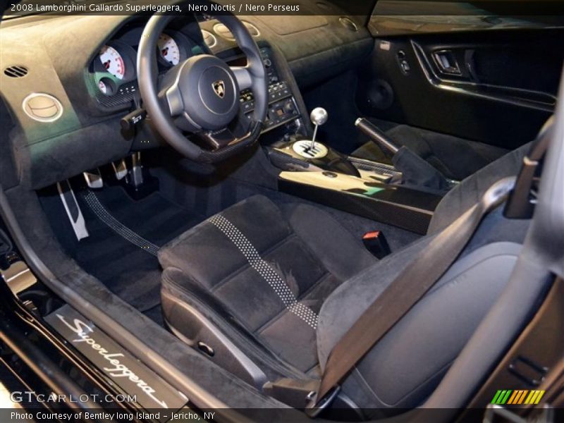 Nero Perseus Interior - 2008 Gallardo Superleggera 
