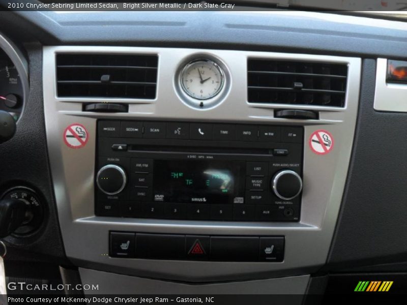 Bright Silver Metallic / Dark Slate Gray 2010 Chrysler Sebring Limited Sedan