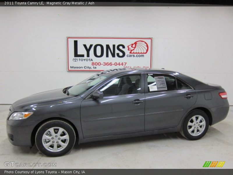Magnetic Gray Metallic / Ash 2011 Toyota Camry LE