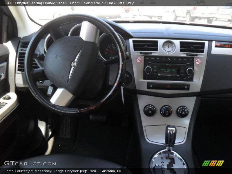 Bright Silver Metallic / Dark Slate Gray 2010 Chrysler Sebring Limited Sedan