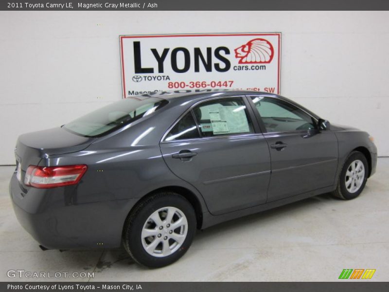 Magnetic Gray Metallic / Ash 2011 Toyota Camry LE