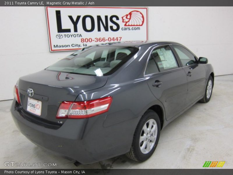 Magnetic Gray Metallic / Ash 2011 Toyota Camry LE