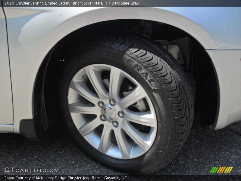 Bright Silver Metallic / Dark Slate Gray 2010 Chrysler Sebring Limited Sedan