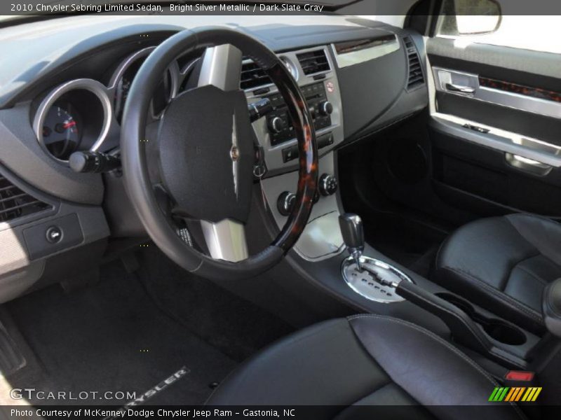 Bright Silver Metallic / Dark Slate Gray 2010 Chrysler Sebring Limited Sedan