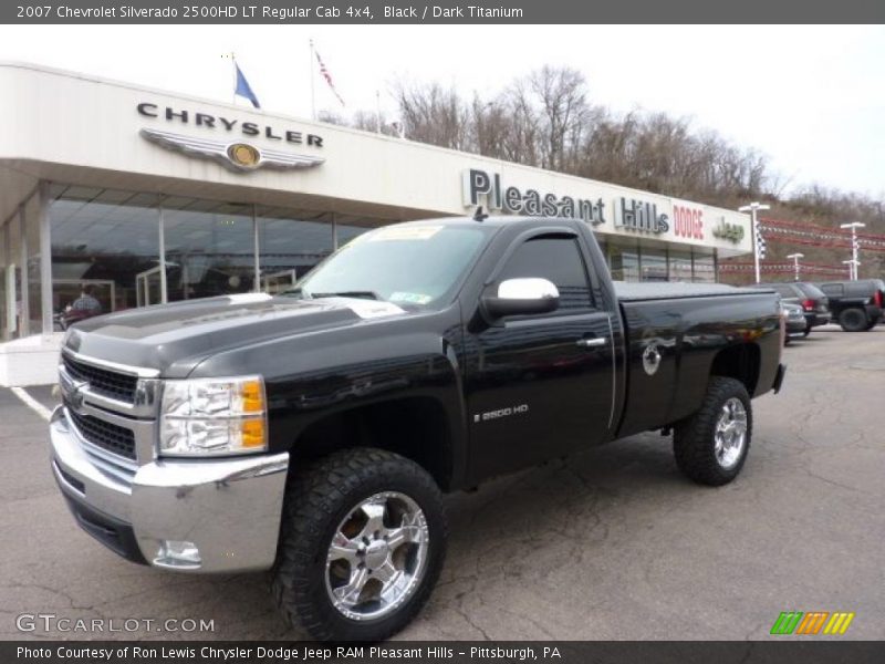 Black / Dark Titanium 2007 Chevrolet Silverado 2500HD LT Regular Cab 4x4