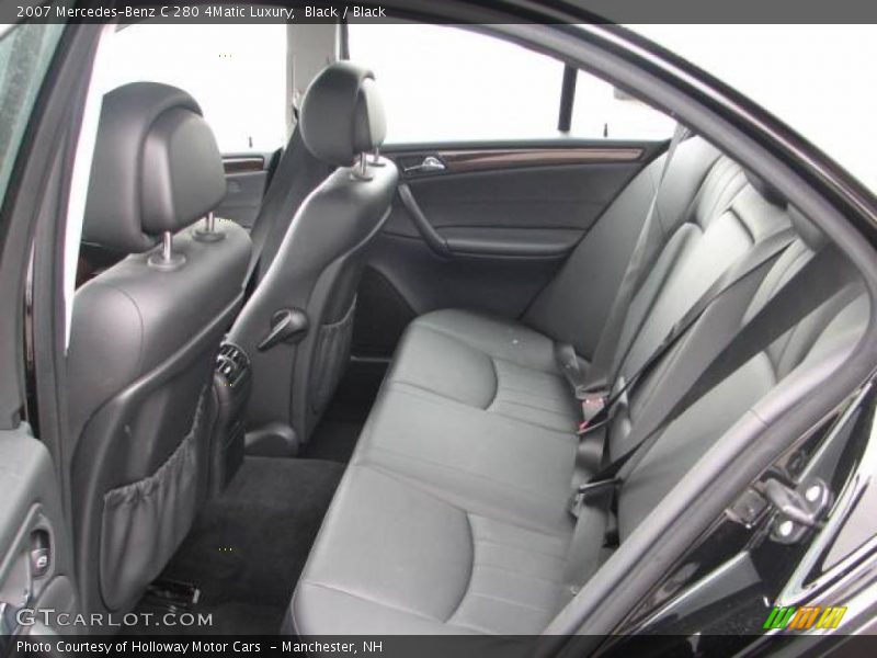 Black / Black 2007 Mercedes-Benz C 280 4Matic Luxury