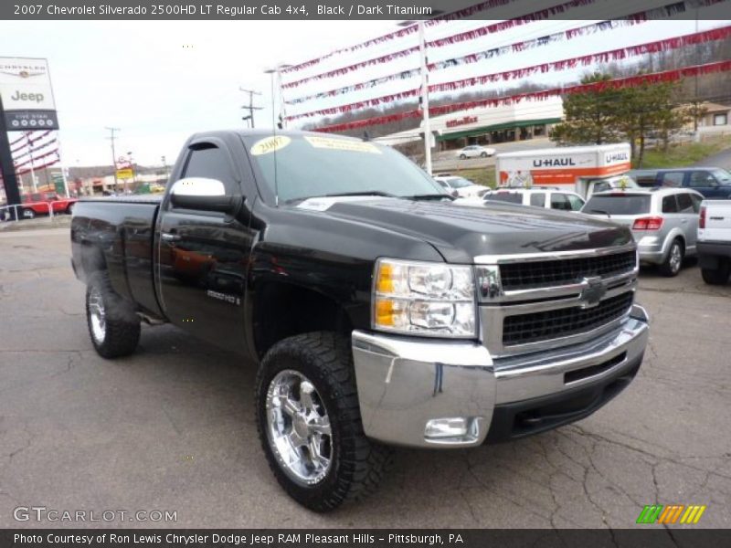 Black / Dark Titanium 2007 Chevrolet Silverado 2500HD LT Regular Cab 4x4