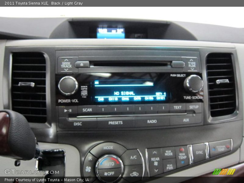 Black / Light Gray 2011 Toyota Sienna XLE