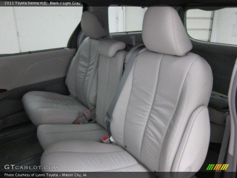 Black / Light Gray 2011 Toyota Sienna XLE