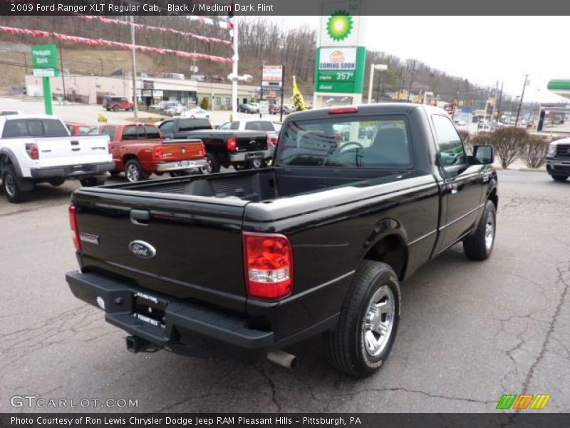 Black / Medium Dark Flint 2009 Ford Ranger XLT Regular Cab