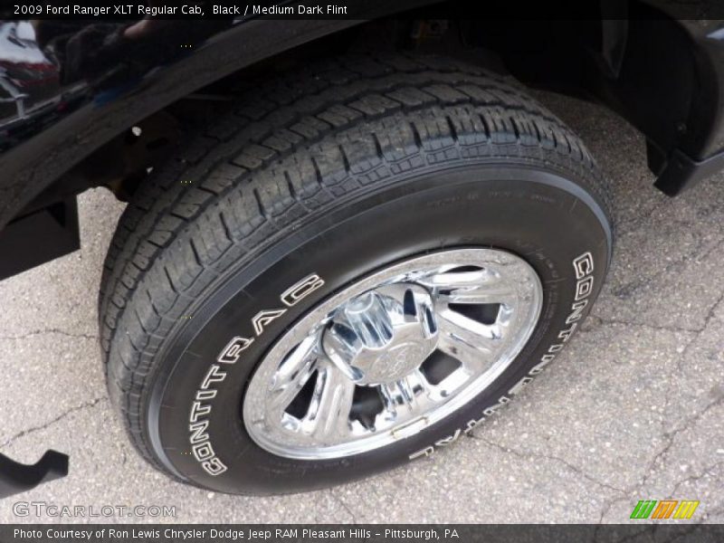 Black / Medium Dark Flint 2009 Ford Ranger XLT Regular Cab