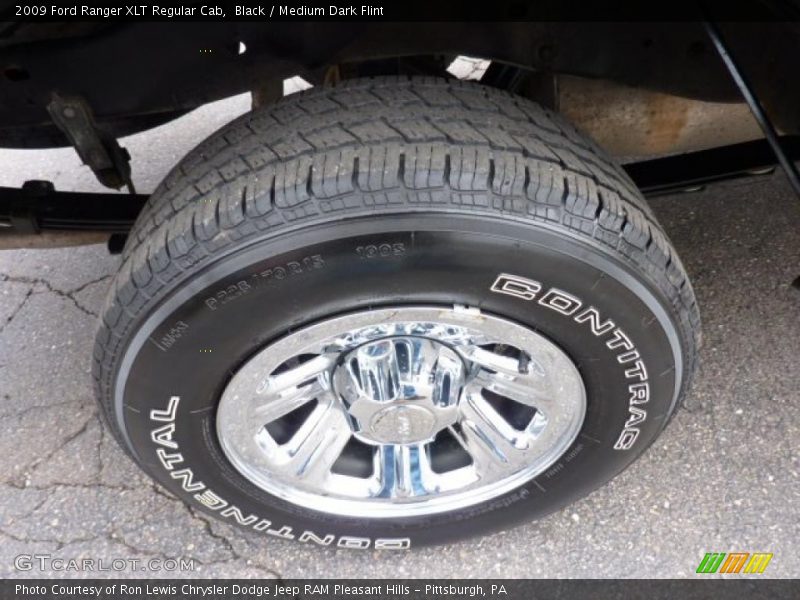 Black / Medium Dark Flint 2009 Ford Ranger XLT Regular Cab
