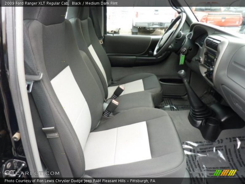 Black / Medium Dark Flint 2009 Ford Ranger XLT Regular Cab