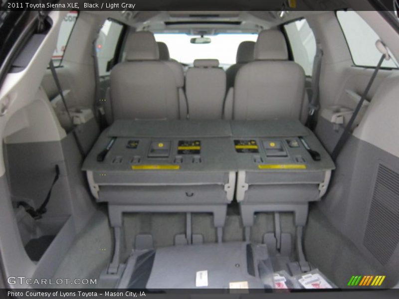 Black / Light Gray 2011 Toyota Sienna XLE