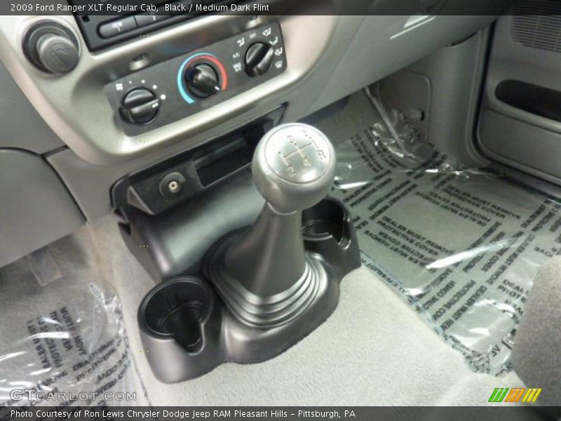 Black / Medium Dark Flint 2009 Ford Ranger XLT Regular Cab
