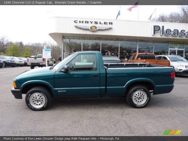  1996 S10 LS Regular Cab Emerald Green Metallic