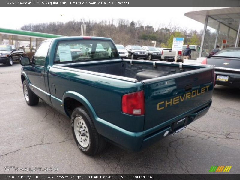  1996 S10 LS Regular Cab Emerald Green Metallic