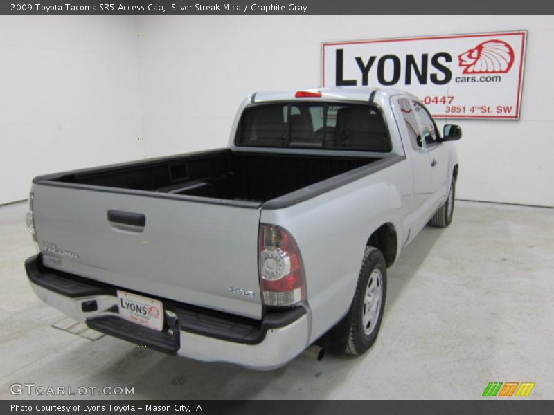 Silver Streak Mica / Graphite Gray 2009 Toyota Tacoma SR5 Access Cab