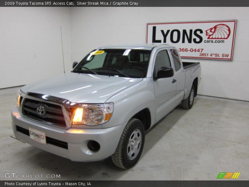 Silver Streak Mica / Graphite Gray 2009 Toyota Tacoma SR5 Access Cab