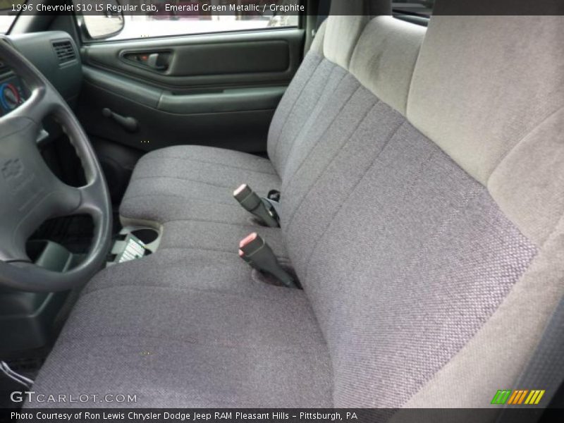 Emerald Green Metallic / Graphite 1996 Chevrolet S10 LS Regular Cab