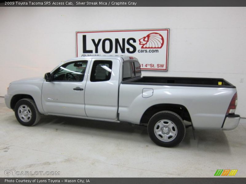 Silver Streak Mica / Graphite Gray 2009 Toyota Tacoma SR5 Access Cab