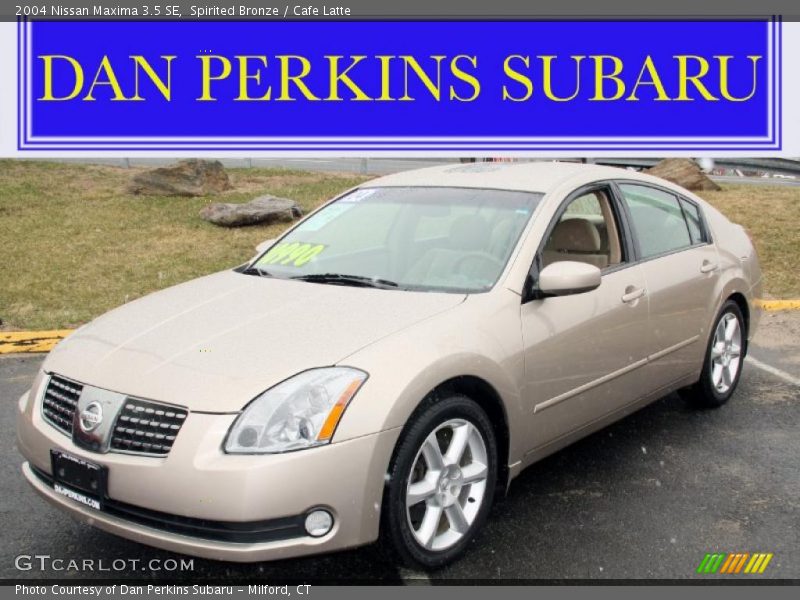 Spirited Bronze / Cafe Latte 2004 Nissan Maxima 3.5 SE