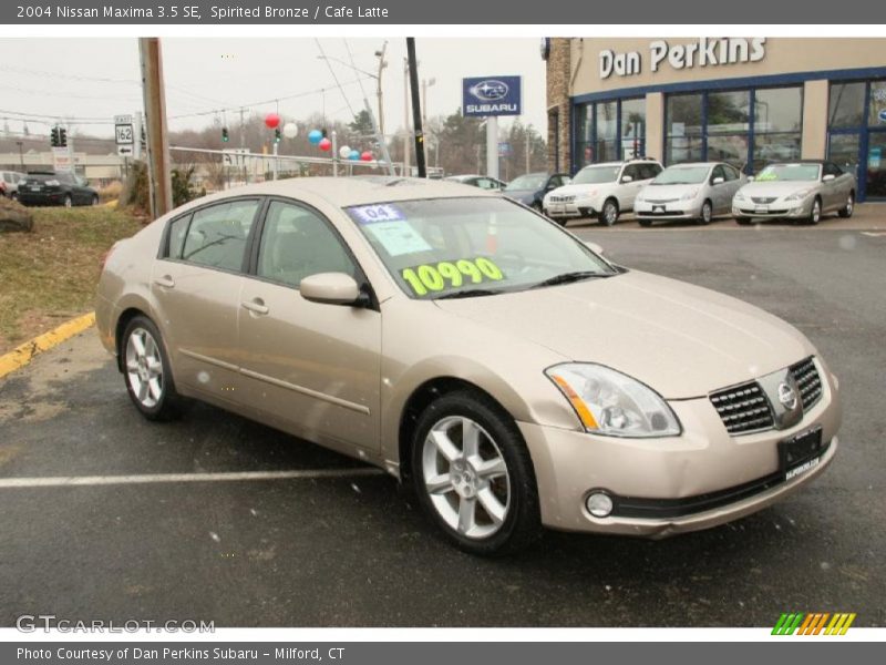 Spirited Bronze / Cafe Latte 2004 Nissan Maxima 3.5 SE