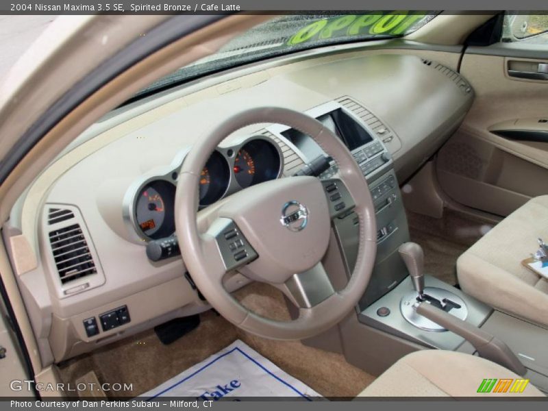 Spirited Bronze / Cafe Latte 2004 Nissan Maxima 3.5 SE