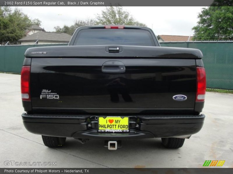 Black / Dark Graphite 2002 Ford F150 Sport Regular Cab