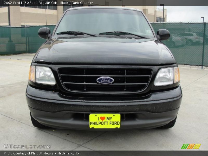 Black / Dark Graphite 2002 Ford F150 Sport Regular Cab