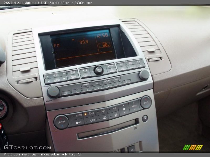 Spirited Bronze / Cafe Latte 2004 Nissan Maxima 3.5 SE