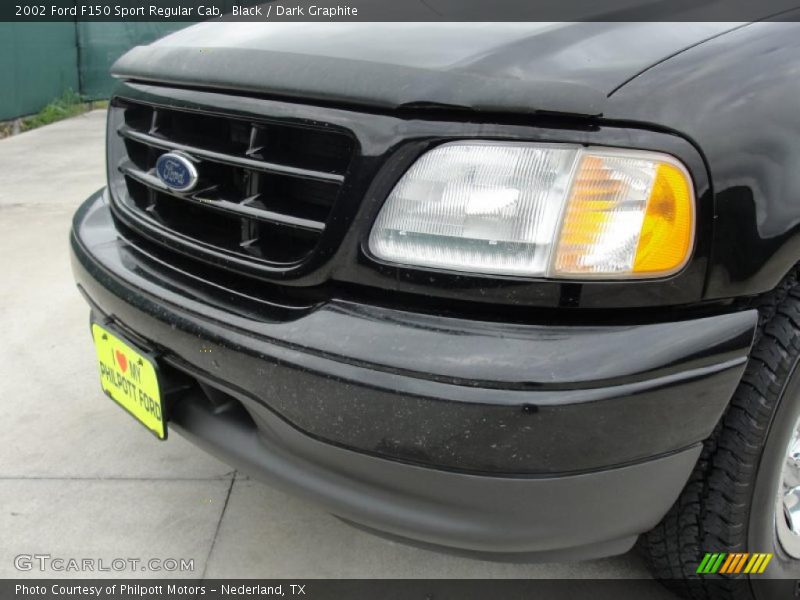 Black / Dark Graphite 2002 Ford F150 Sport Regular Cab
