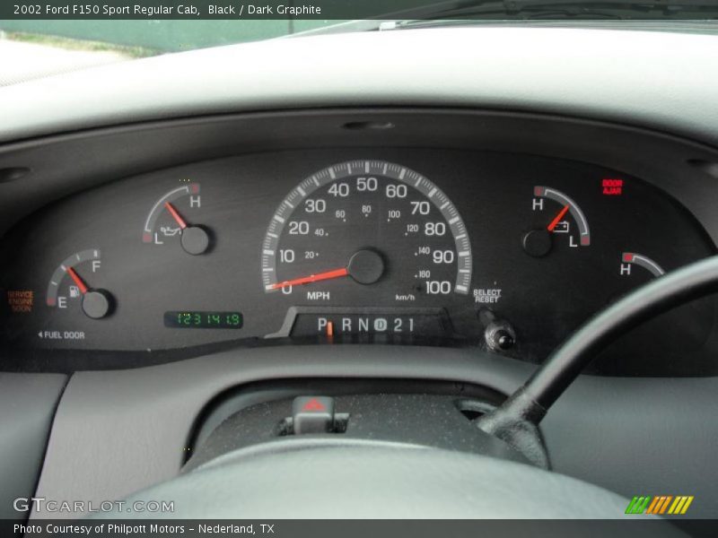  2002 F150 Sport Regular Cab Sport Regular Cab Gauges