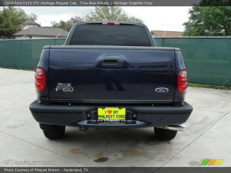 True Blue Metallic / Heritage Graphite Grey 2004 Ford F150 STX Heritage Regular Cab